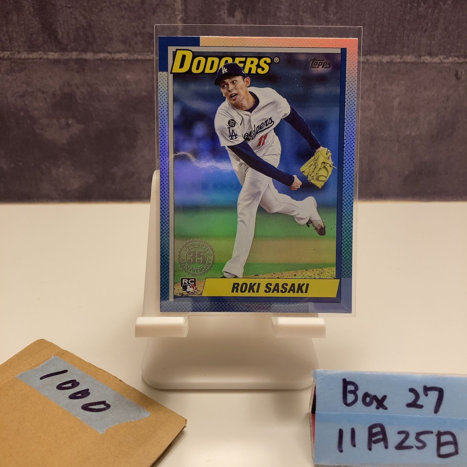2025 Topps Black Gold 佐々木朗希 Roki Sasaki ロサンゼルス 