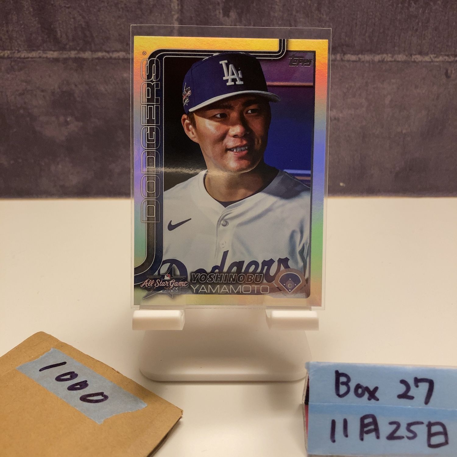 ☆TOPPS MLB 2025 SERIES 1 #231 山本由伸／YOSHINOBU YAMAMOTO［LOS ANGELES  DODGERS］ベースカード「FUTURE STARS」☆ : カードショップ テソーロ ヤフー店 - 通販 - Yahoo!ショッピング Topps  2025 山本由伸 メモラビリアカード