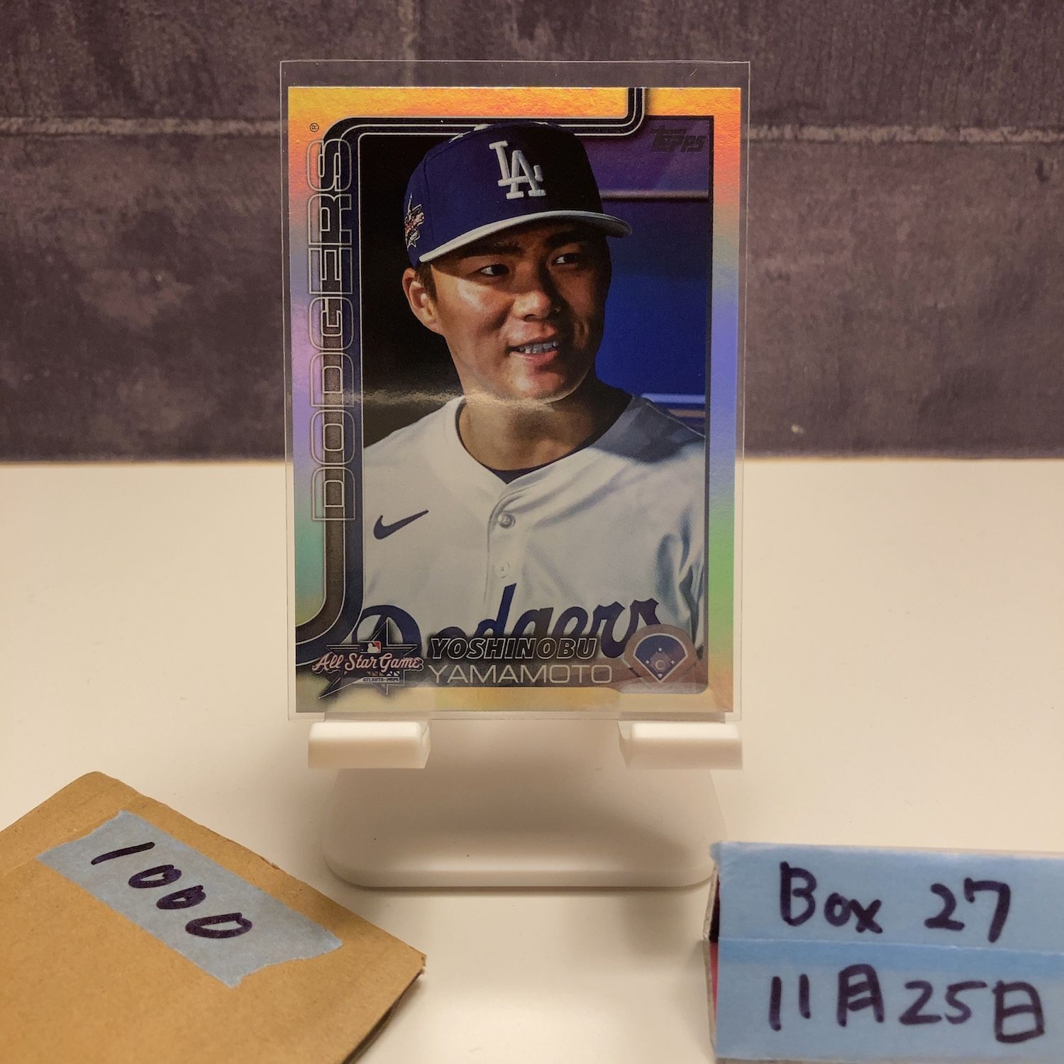 2025 Topps 山本由伸 Yoshinobu Yamamoto ロサンゼルスドジャース All 