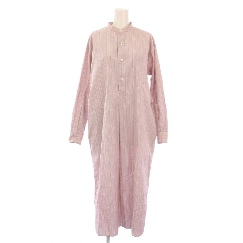 リノ LENO BAND COLLAR PULLOVER DRESS バンドカラープルオーバー