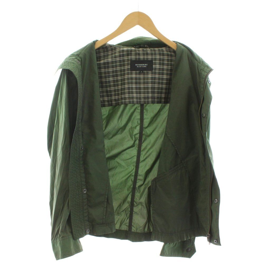 Burberry ブルレ フード付きミリタリージャケット カーキ オーバー