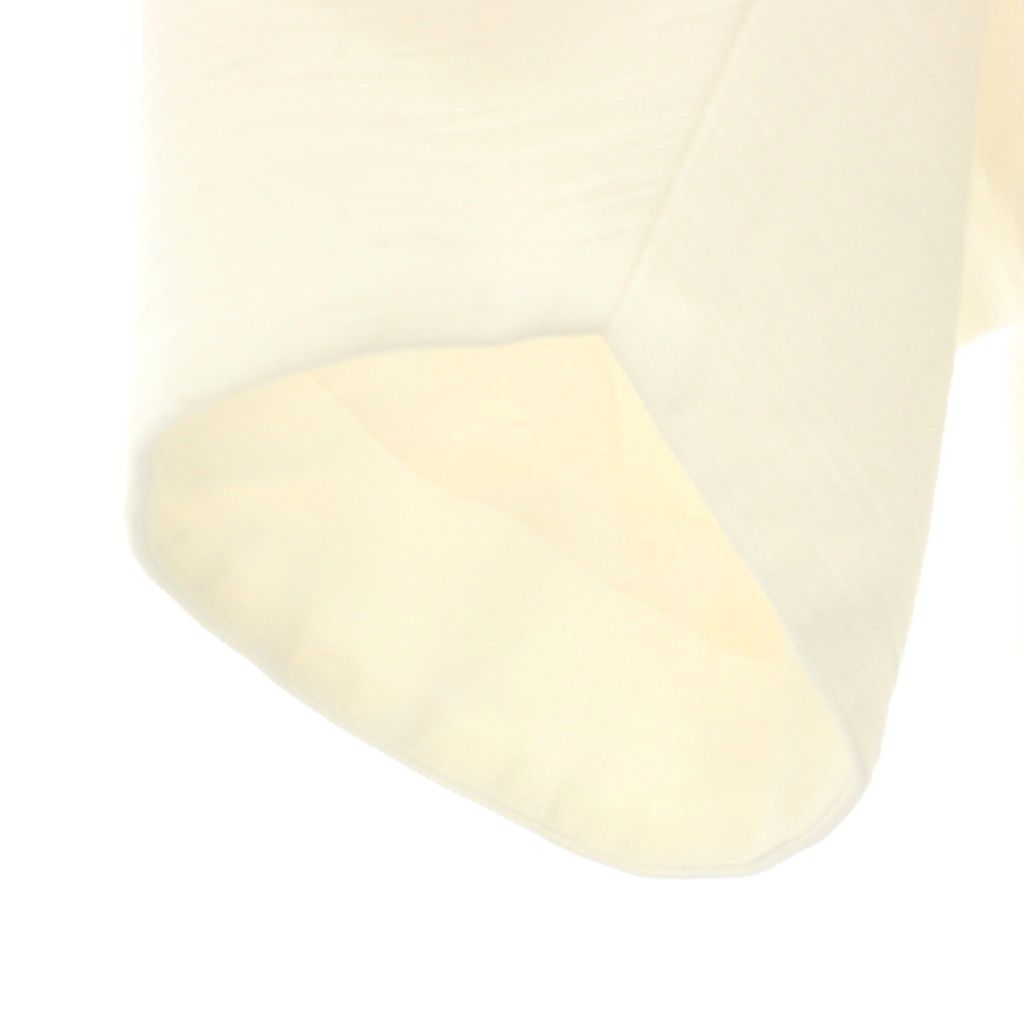 ドゥロワー Drawer ナナコ織りハーフスリーブノーカラージャケット  