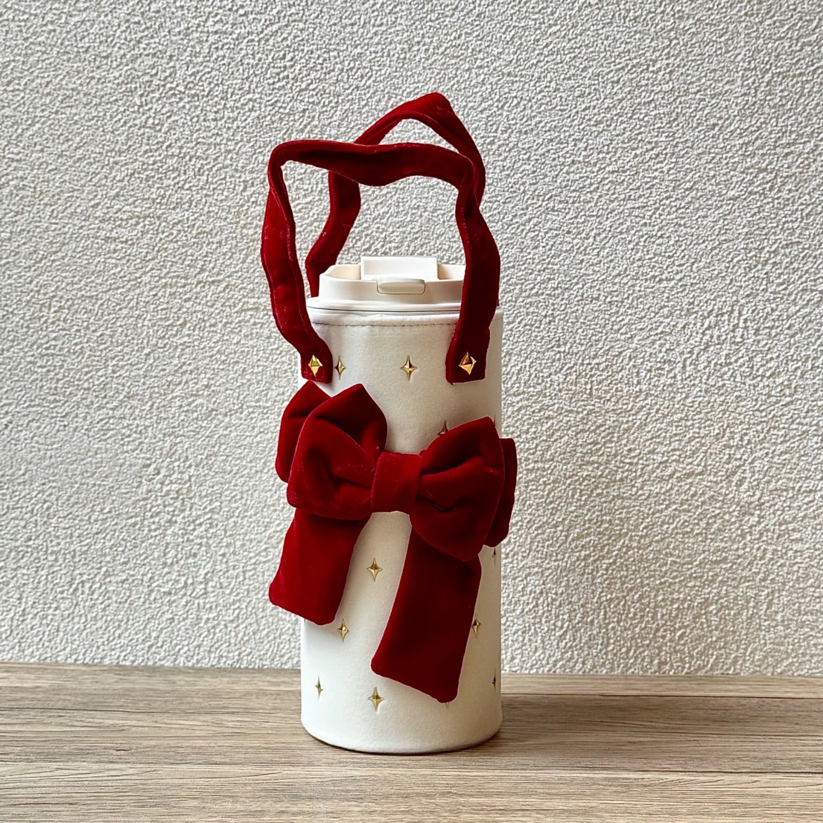 スターバックス ホリデー クリスマス ステンレスタンブラー リボン 