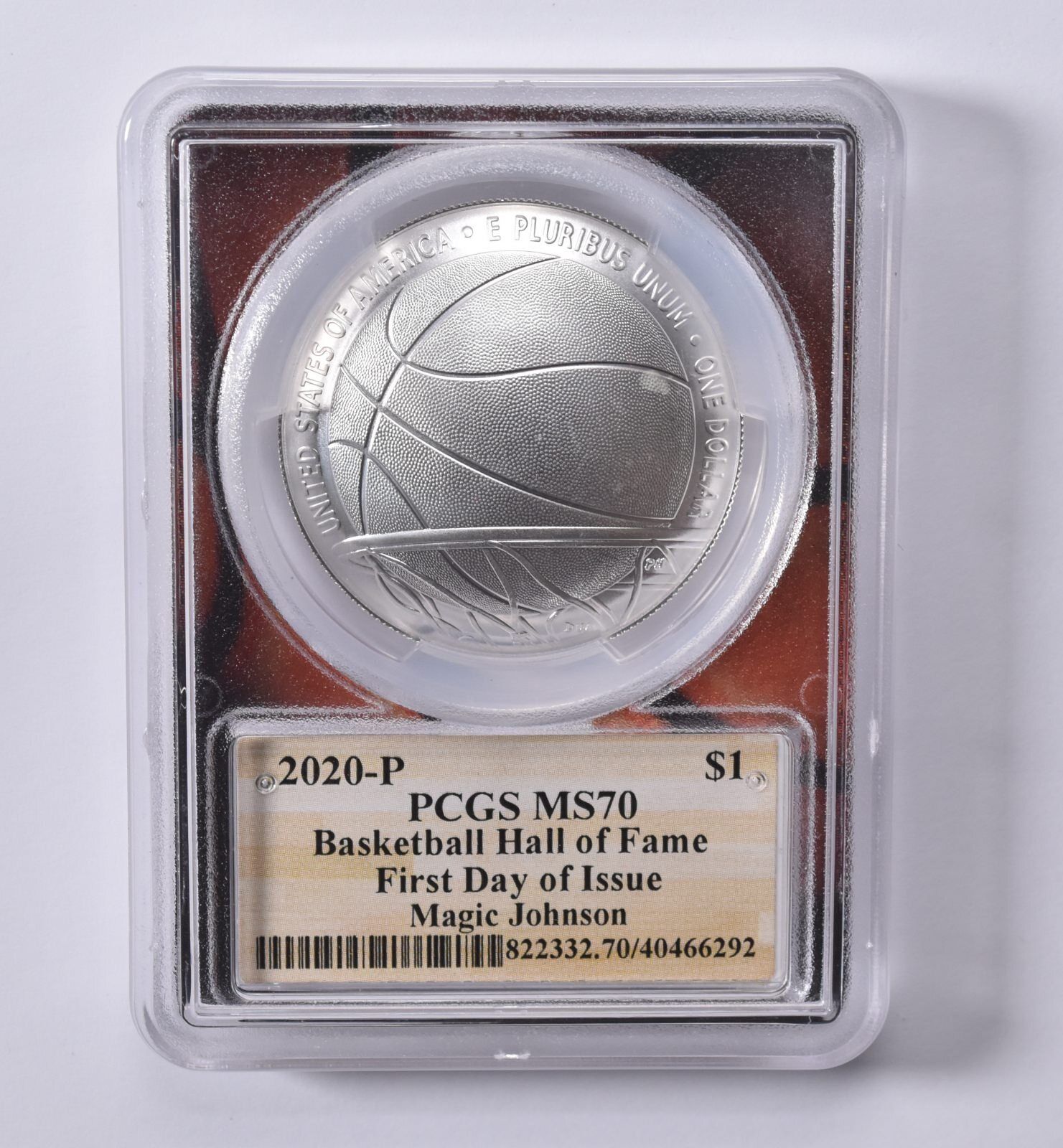 2020年　アメリカ　バスケットボール　PCGS　MS70 　S1＄ 2020年 アメリカ バスケットボールコイン PCGS MS70 S1＄
