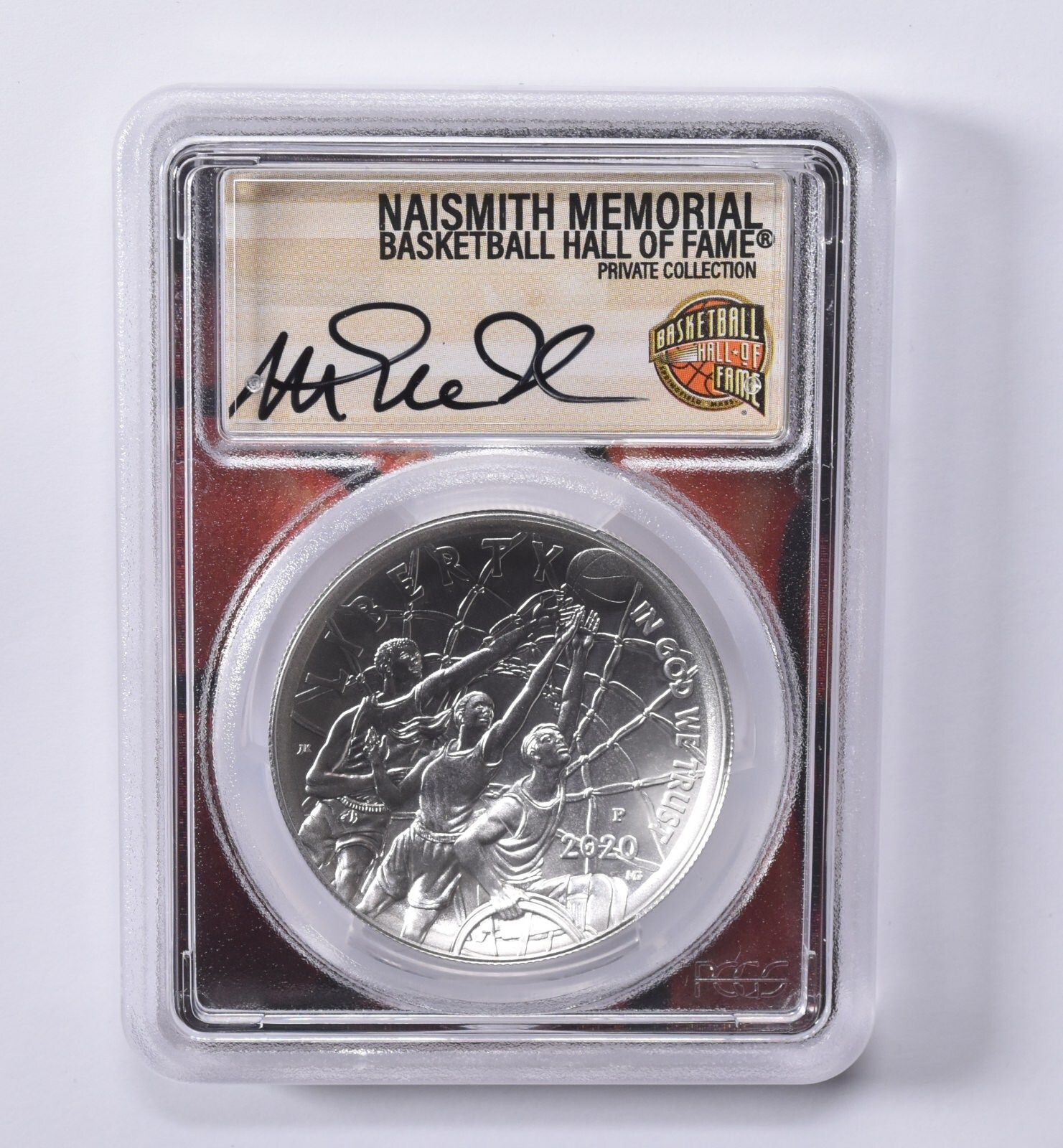 2020年　アメリカ　バスケットボール　PCGS　MS70 　S1＄ 2020年 アメリカ バスケットボールコイン PCGS MS70 S1＄