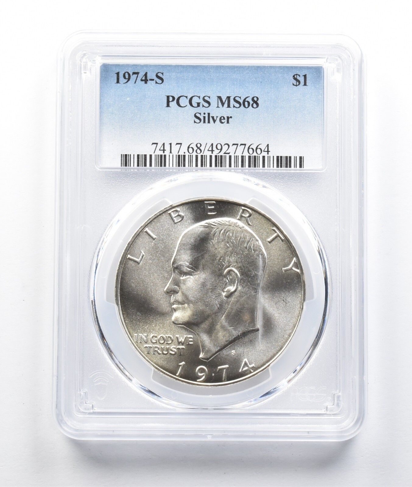 1974-S アイゼンハワードル シルバー MS68 PCGS *0519 - メルカリ