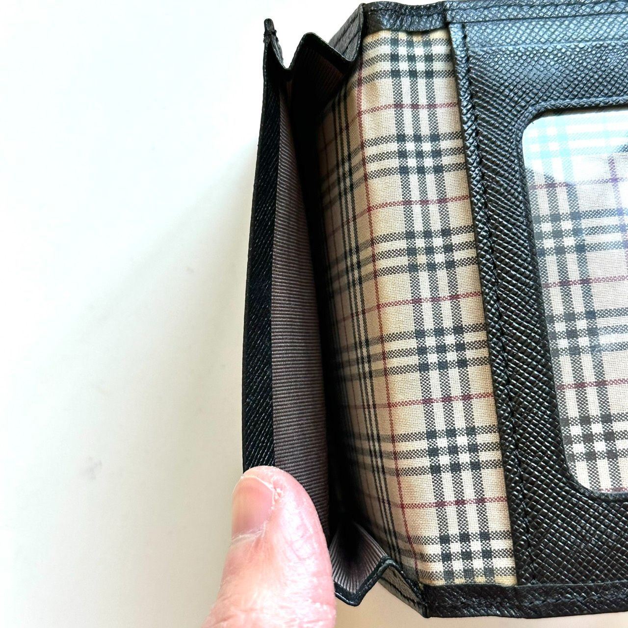 バーバリー BURBERRY 名刺入れ カードケース ノバチェック ブラック