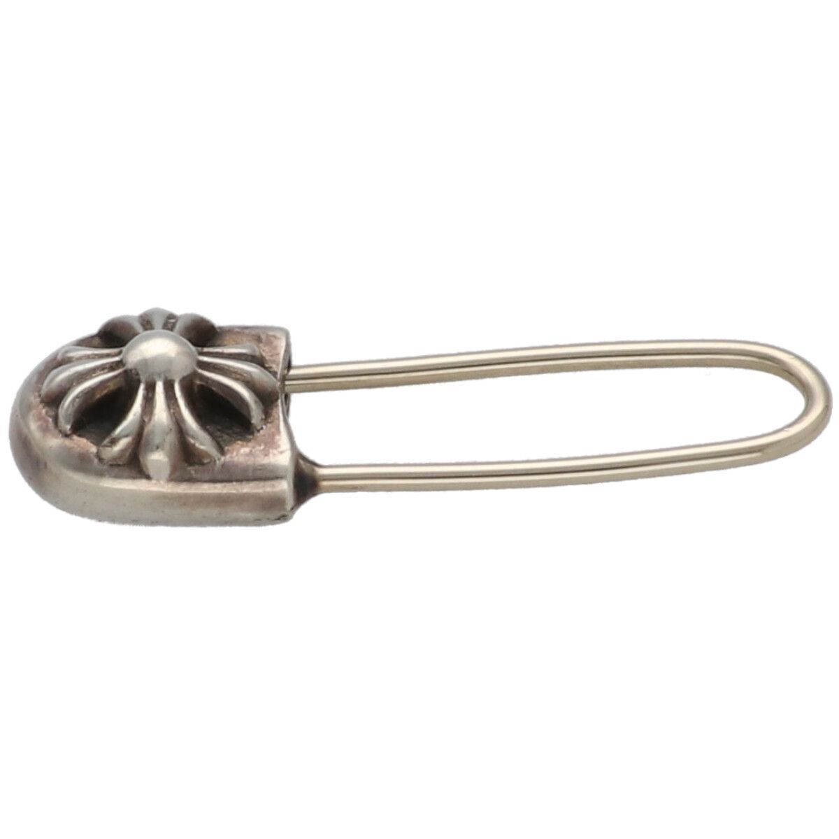 中古】 CHROME HEARTS クロムハーツ セーフティピン ピアス SV925