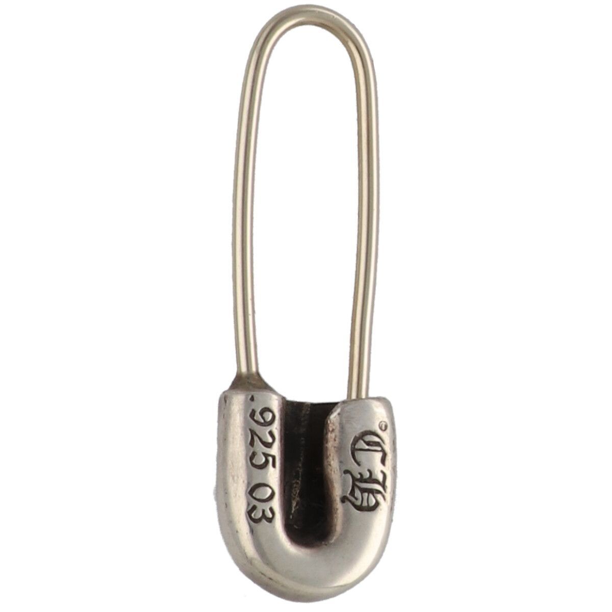 中古】 CHROME HEARTS クロムハーツ セーフティピン ピアス SV925 