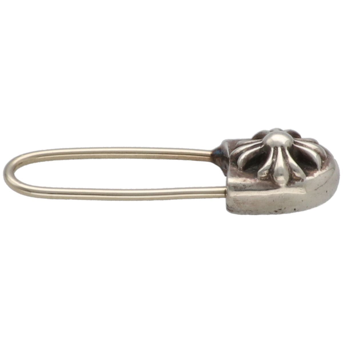 中古】 CHROME HEARTS クロムハーツ セーフティピン ピアス SV925