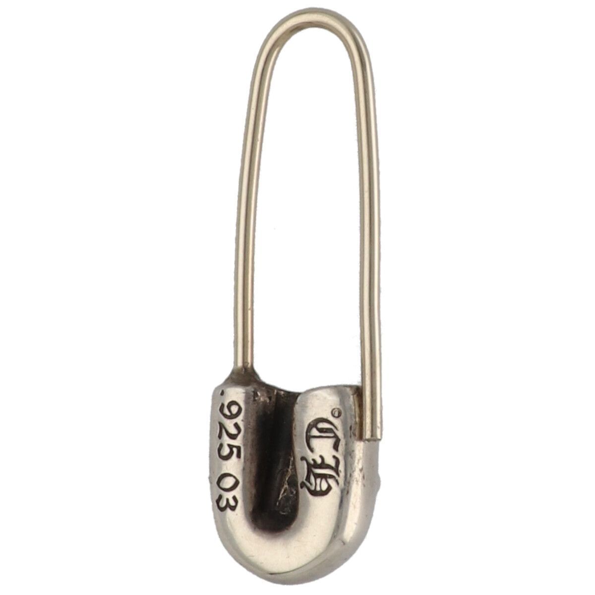 中古】 CHROME HEARTS クロムハーツ セーフティピン ピアス SV925