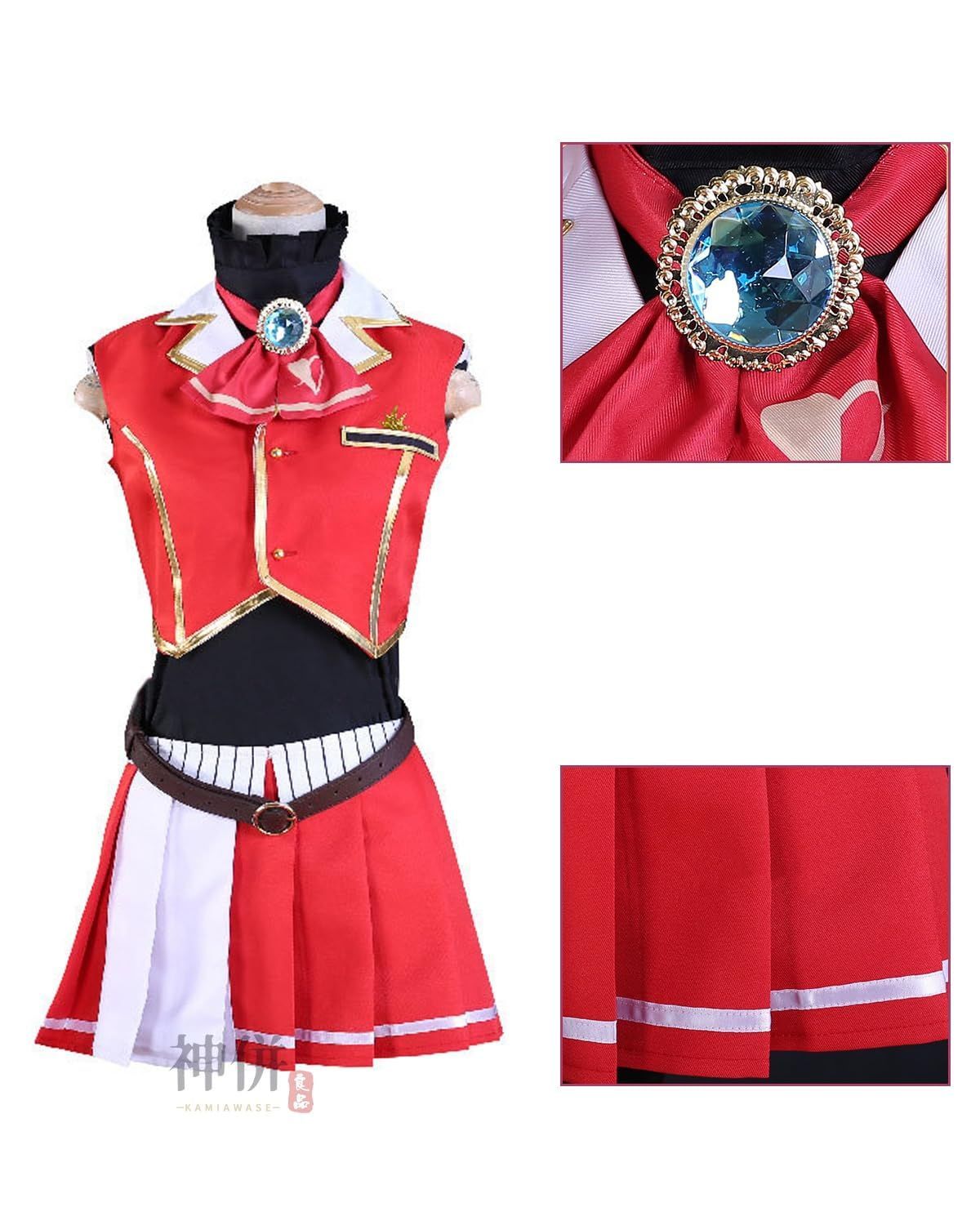 神併良品] 宝鐘マリン コスプレ ウィッグ付き 船長 ホロライブ