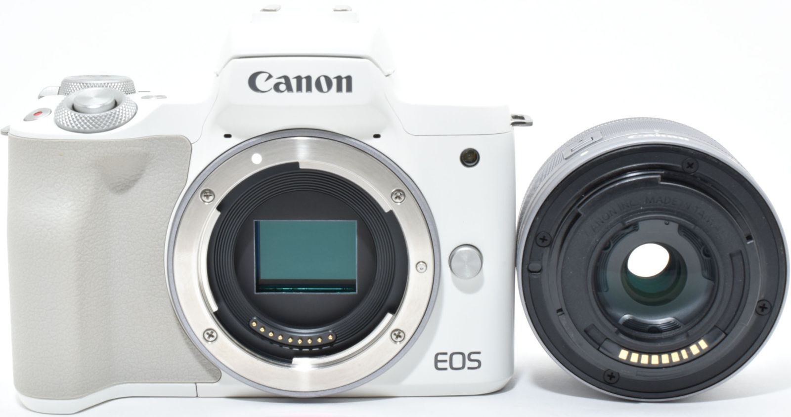 キヤノン ミラーレス一眼 CANON EOS Kiss M2 レンズキット ホワイト