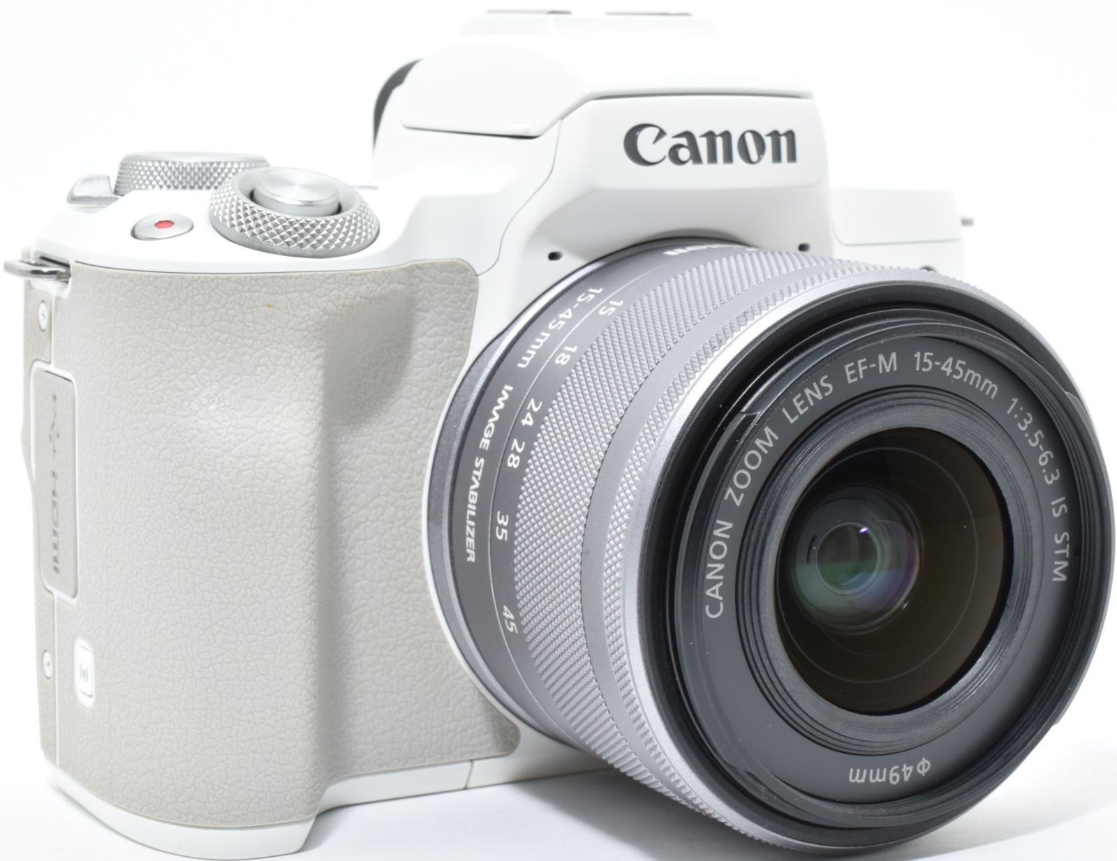 キヤノン ミラーレス一眼 CANON EOS Kiss M2 レンズキット ホワイト