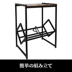 レコードプレーヤースタンド 2段レコード収納ラック レコード棚 約 収納 堅固 安定 ベッドルーム オフィス用 メタル脚付き 彡 b 5 f 31 caf