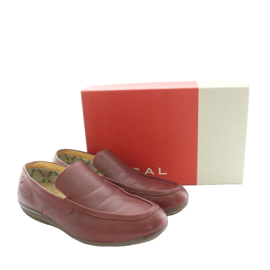 リーガル REGAL スリッポン ローファー レザー 25 赤茶 レッドブラウン