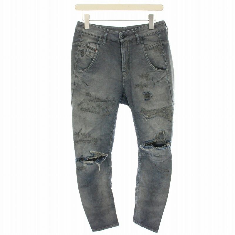 【新品タグ付】DIESEL ディーゼル FAYZA ジョグジーンズ 23 グレー ディーゼル DIESEL FAYZA-NE ジョグジーンズ JOGGJEANS デニムパンツ