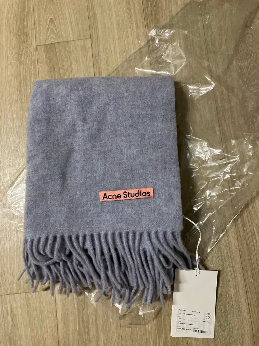 Acne Studios アクネストゥディオズ マフラー パウダーブルー メランジ