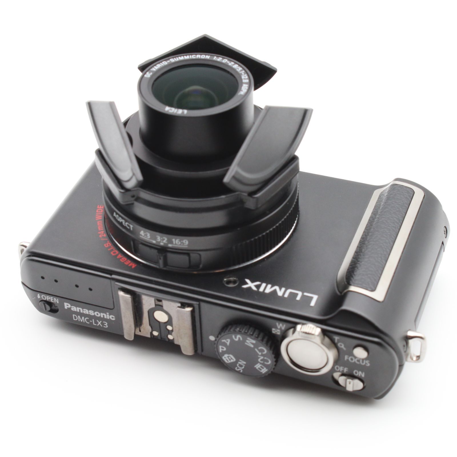 美品】 Panasonic LUMIX LX3 ブラック DMC-LX3 コンパクトデジタル