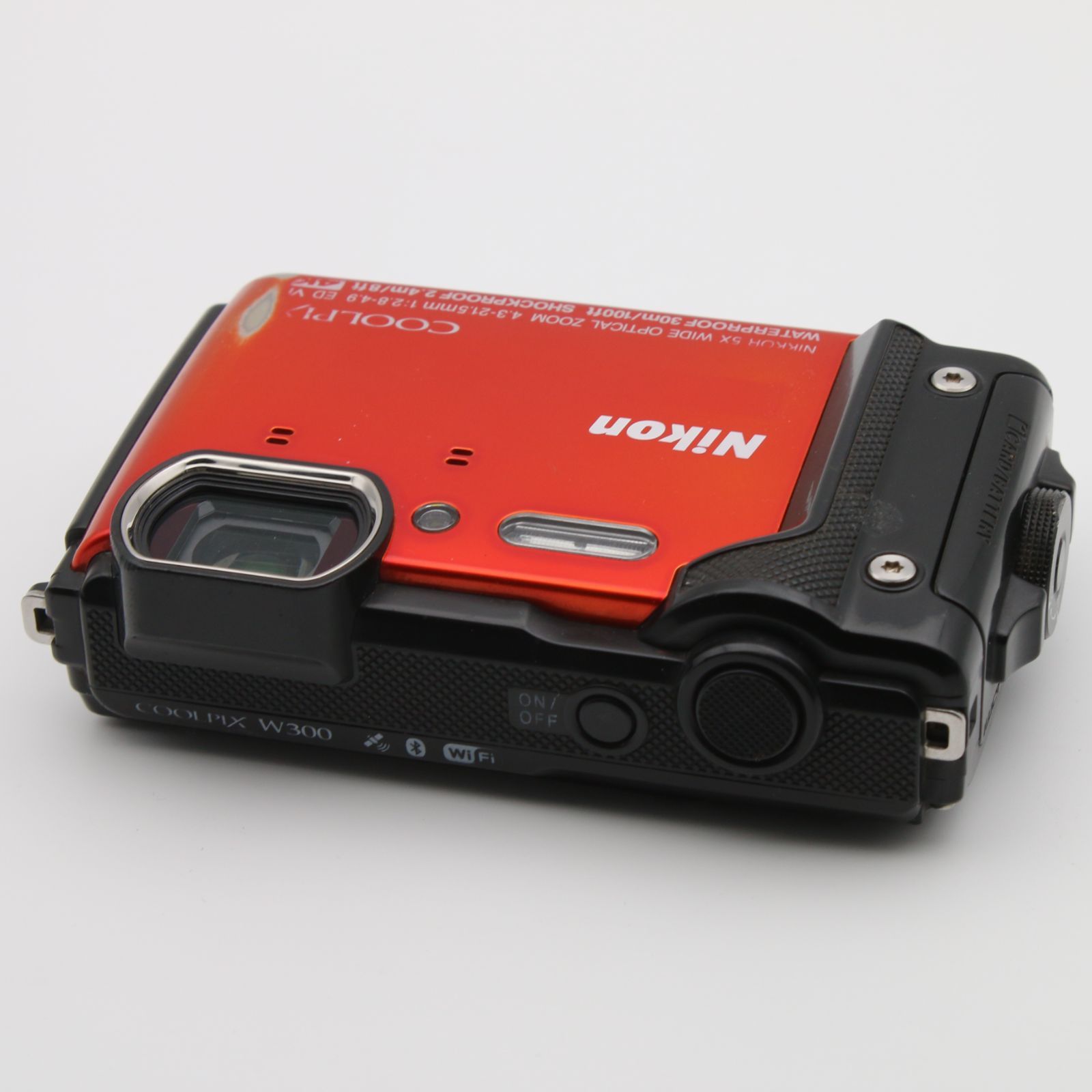 実用品】 Nikon COOLPIX W300 OR オレンジ 防水 デジタルカメラ - メルカリ