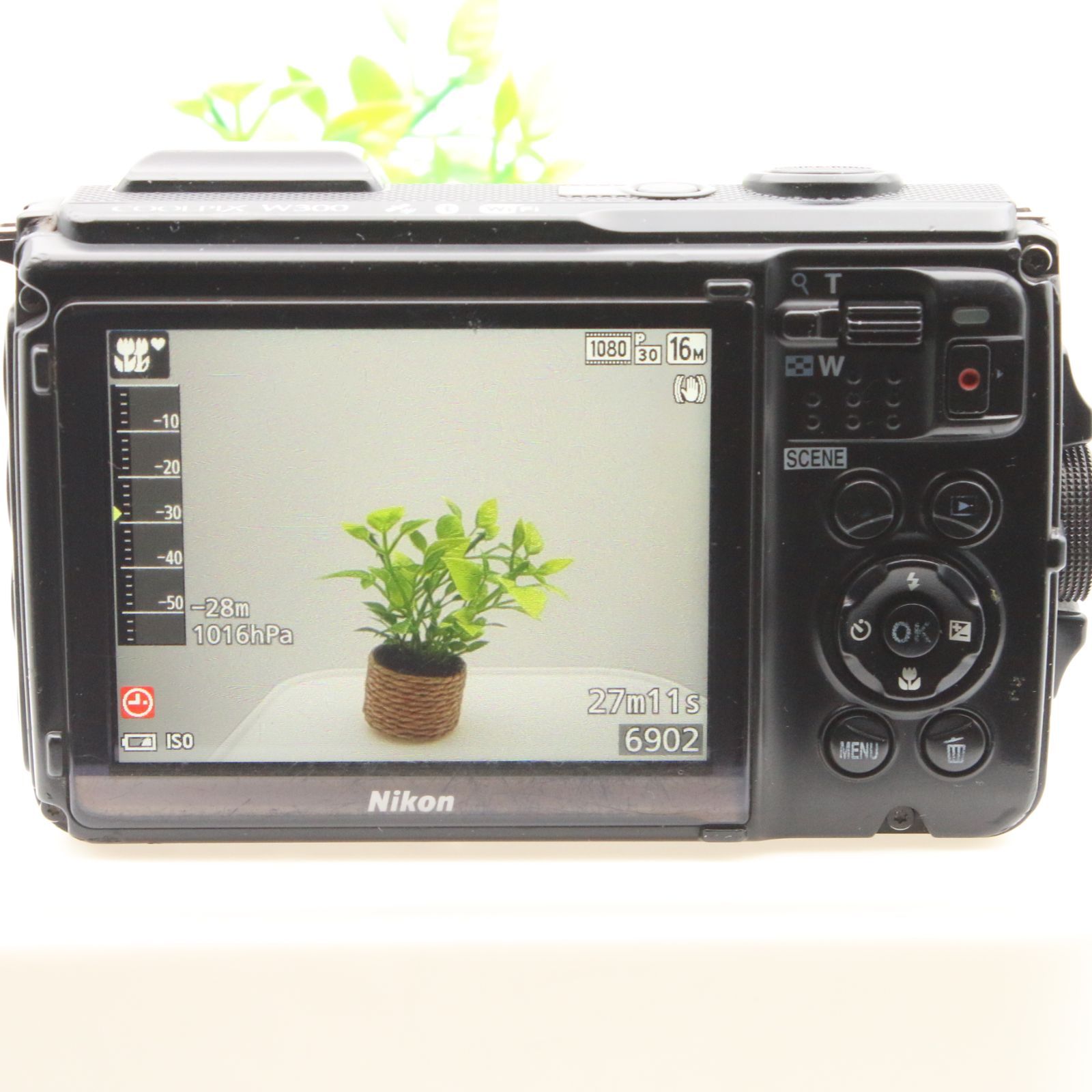 実用品】 Nikon COOLPIX W300 OR オレンジ 防水 デジタルカメラ - メルカリ