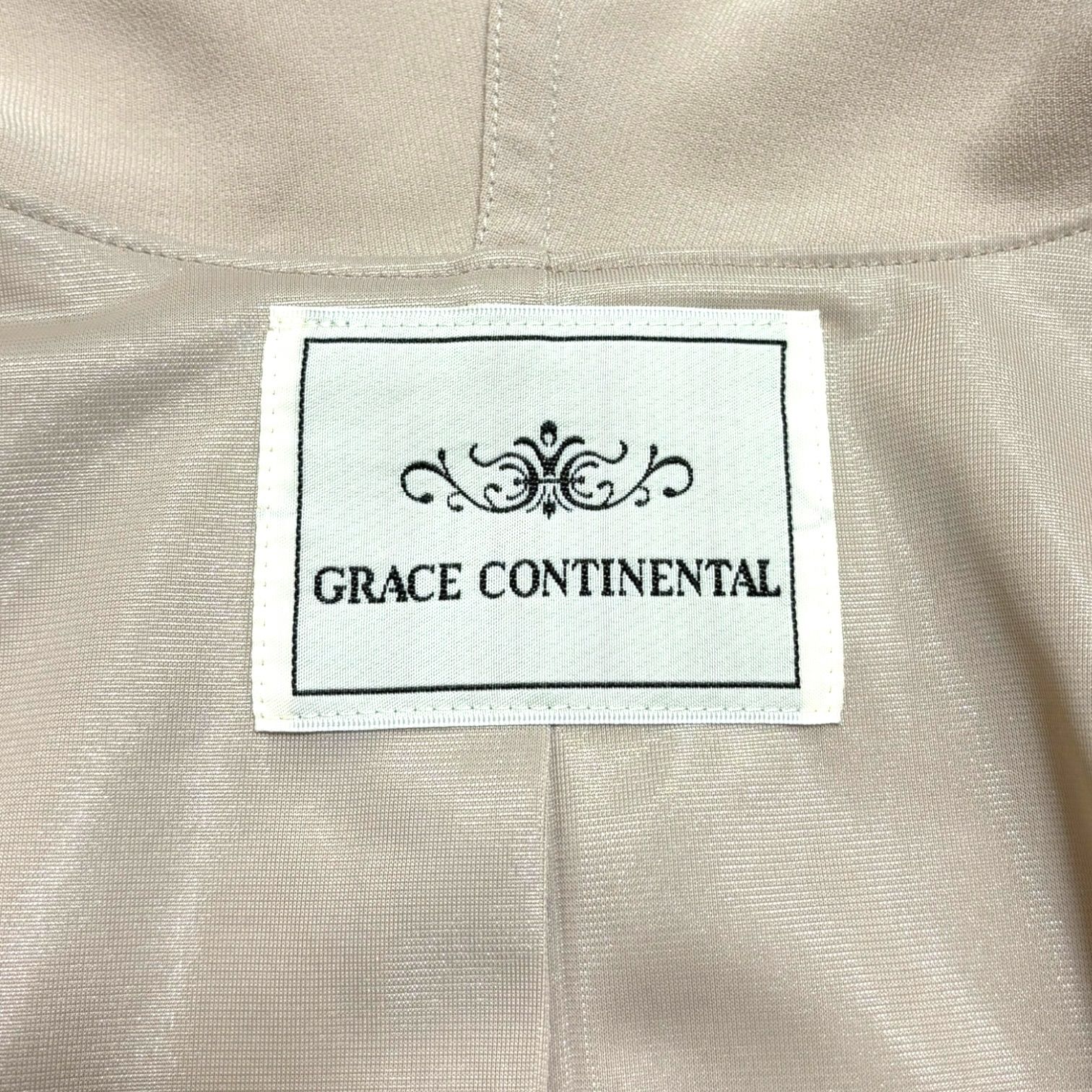 美品GRACE CONTINENTAL ドレープ ボレロジャケット 美品✴︎グレースコンチネンタル ドレープカラー ボレロジャケット