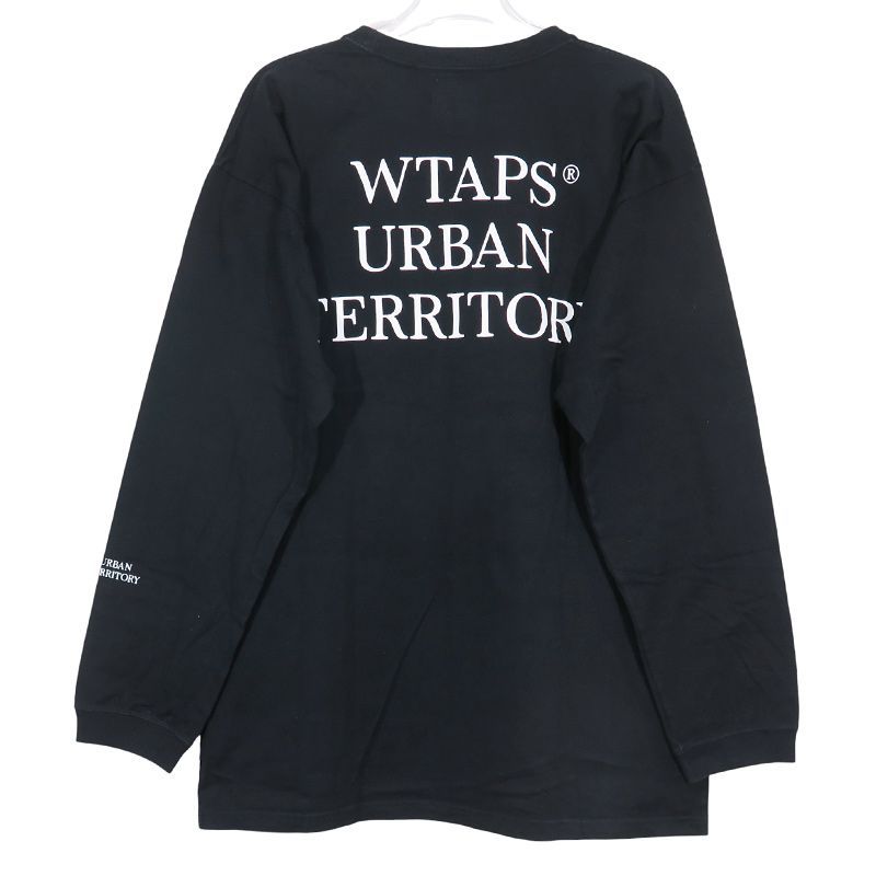 WTAPS Urban Territory 長袖　ロンT新品 ブラック WTAPS ダブルタップス 21SS URBAN TERRITORY/TEE.LS 211ATDT-LT02S