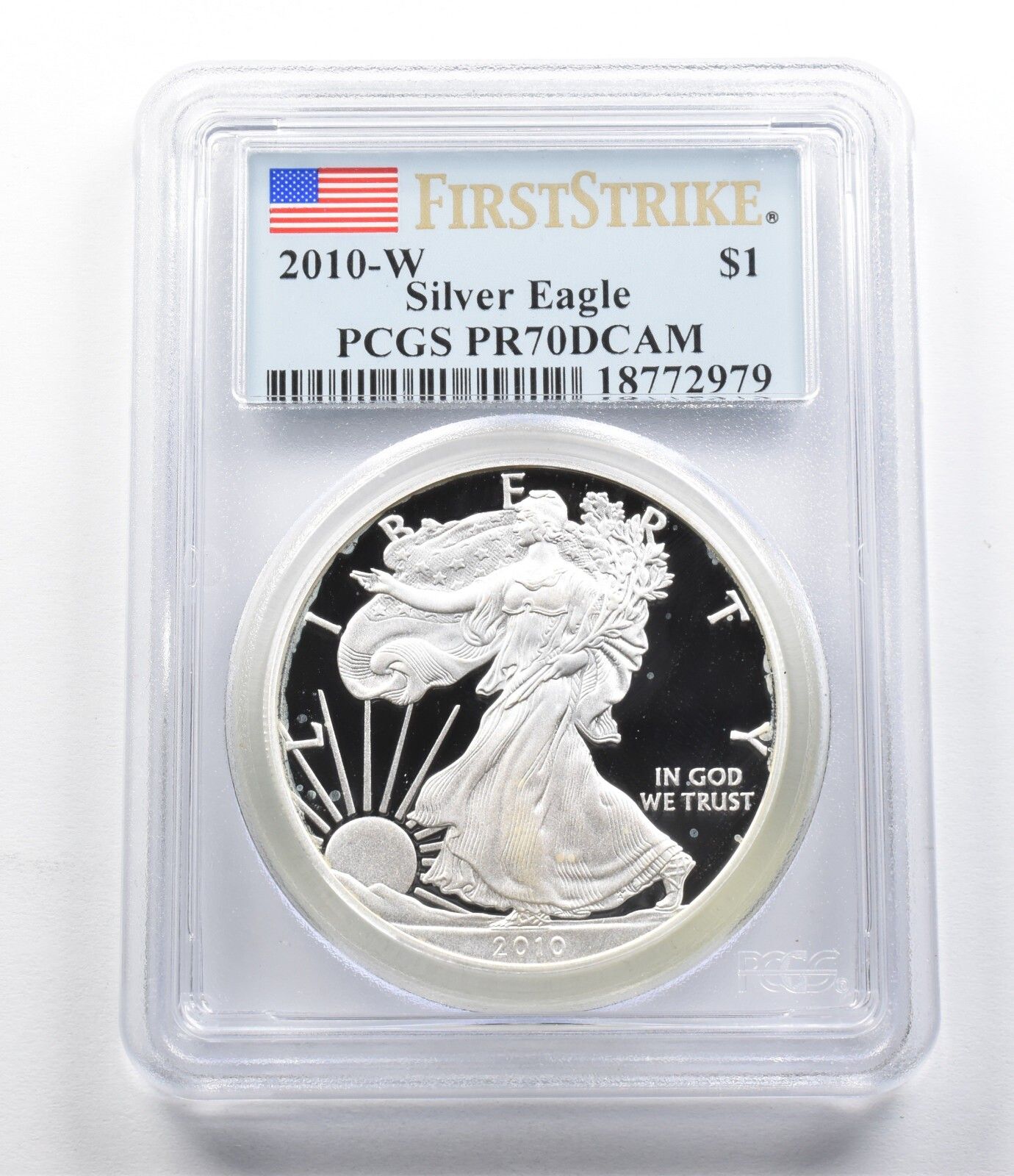 PR70 DCam 2010-W アメリカン シルバー イーグル FS PCGS *5887 - メルカリ