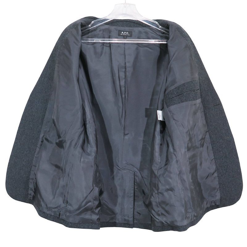 美品 A.P.C. アーペーセー WOOL JACKET 24246-1-38413 ウール 【美品】A.P.C ウールジャケット