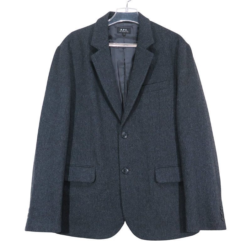 美品 A.P.C. アーペーセー WOOL JACKET 24246-1-38413 ウール 