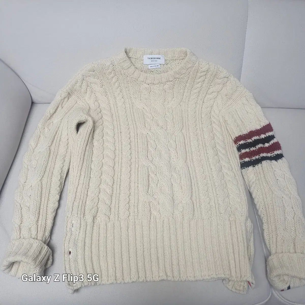 THOM BROWNEトムブラウン ケーブルニットマフラー アイボリー THOM BROWNEトムブラウン ケーブルニットマフラー アイボリー 楽天市場