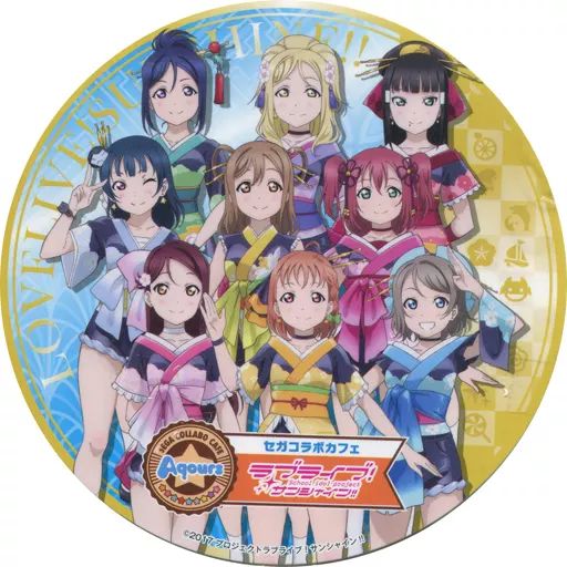 ラブライブ セガコラボカフェ コースター μ’s Aqours ラブライブ セガコラボカフェ コースター μ's Aqours セガコラボカフェ