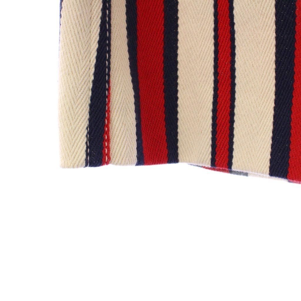 クリアランス GUCCI GGロゴストライプひざ下丈スカート グッチ GUCCI