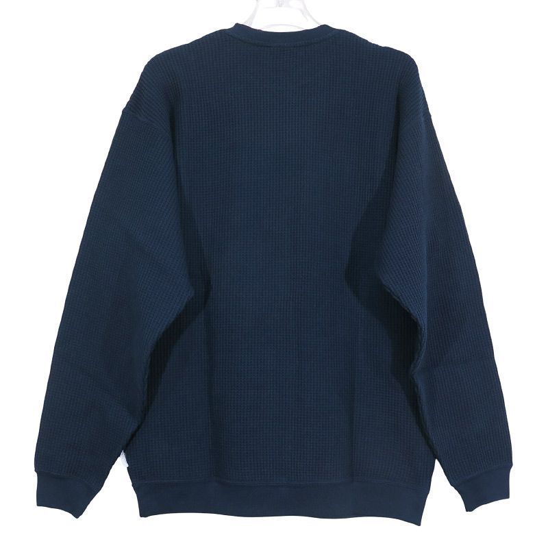 WTAPS ワッフル サーマル ロンT ネイビー L WTAPS（ダブルタップス