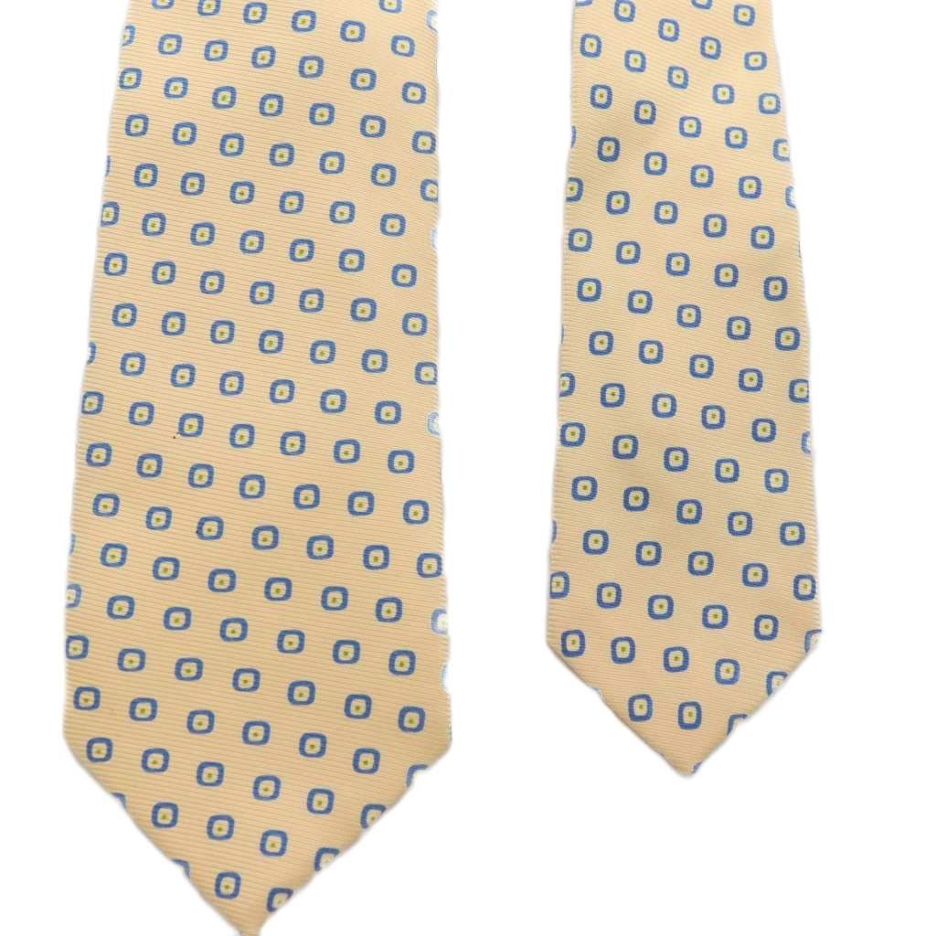 ドレイクス DRAKE'S 50oz ROYAL TWILL レギュラータイ ネクタイ 総柄