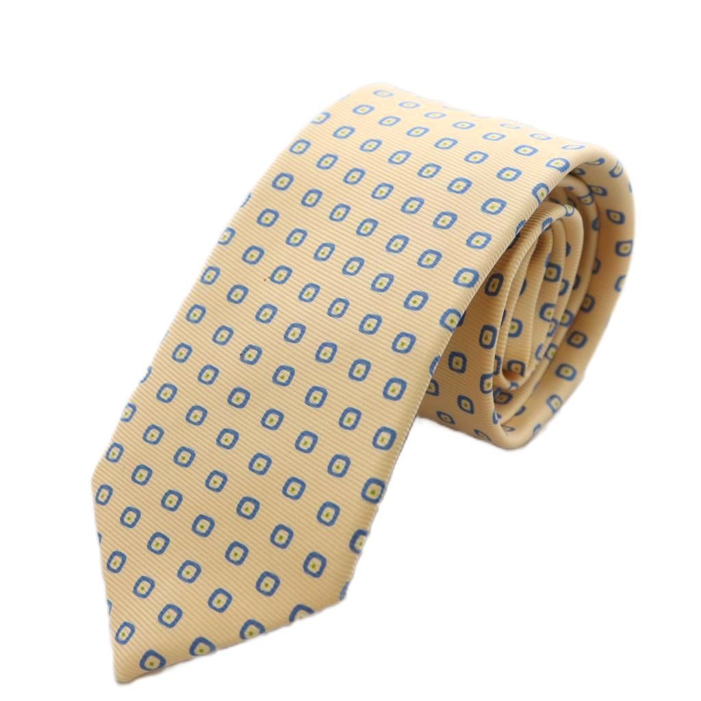 ドレイクス DRAKE'S 50oz ROYAL TWILL レギュラータイ ネクタイ 総柄