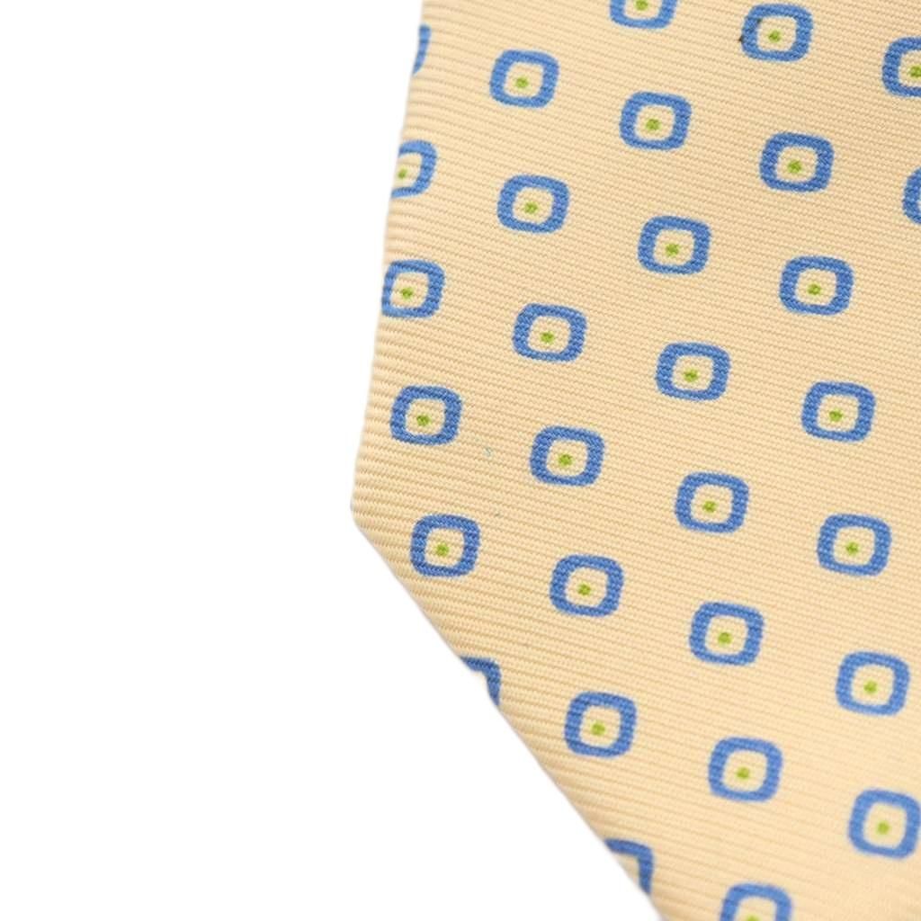 ドレイクス DRAKE'S 50oz ROYAL TWILL レギュラータイ ネクタイ 総柄