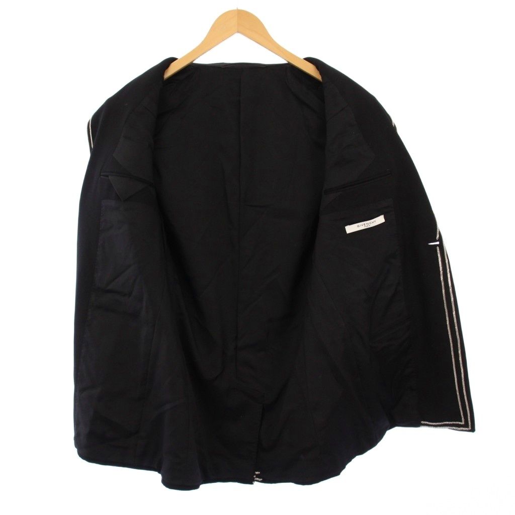 GIVENCHY ジバンシィ 16SS チェーン テーラードジャケット 48 ジバンシィ GIVENCHY 16SS チェーン テーラードジャケット 1B 50 黒