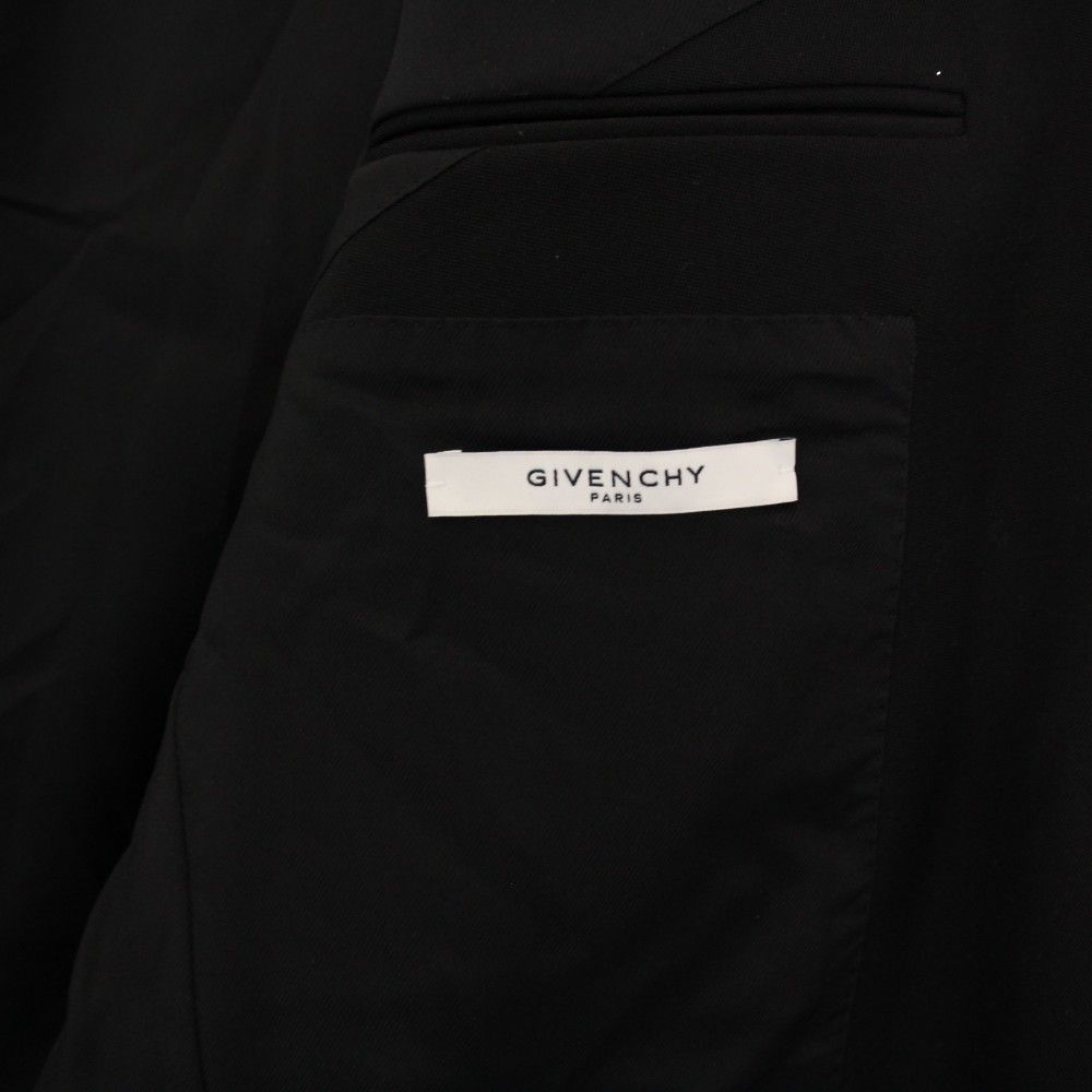 ジバンシィ GIVENCHY 16SS チェーン テーラードジャケット 1B 50 黒