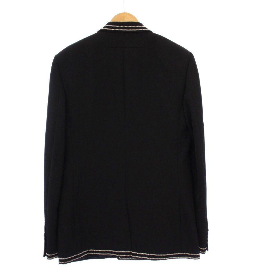 ジバンシィ GIVENCHY 16SS チェーン テーラードジャケット 1B 50 黒