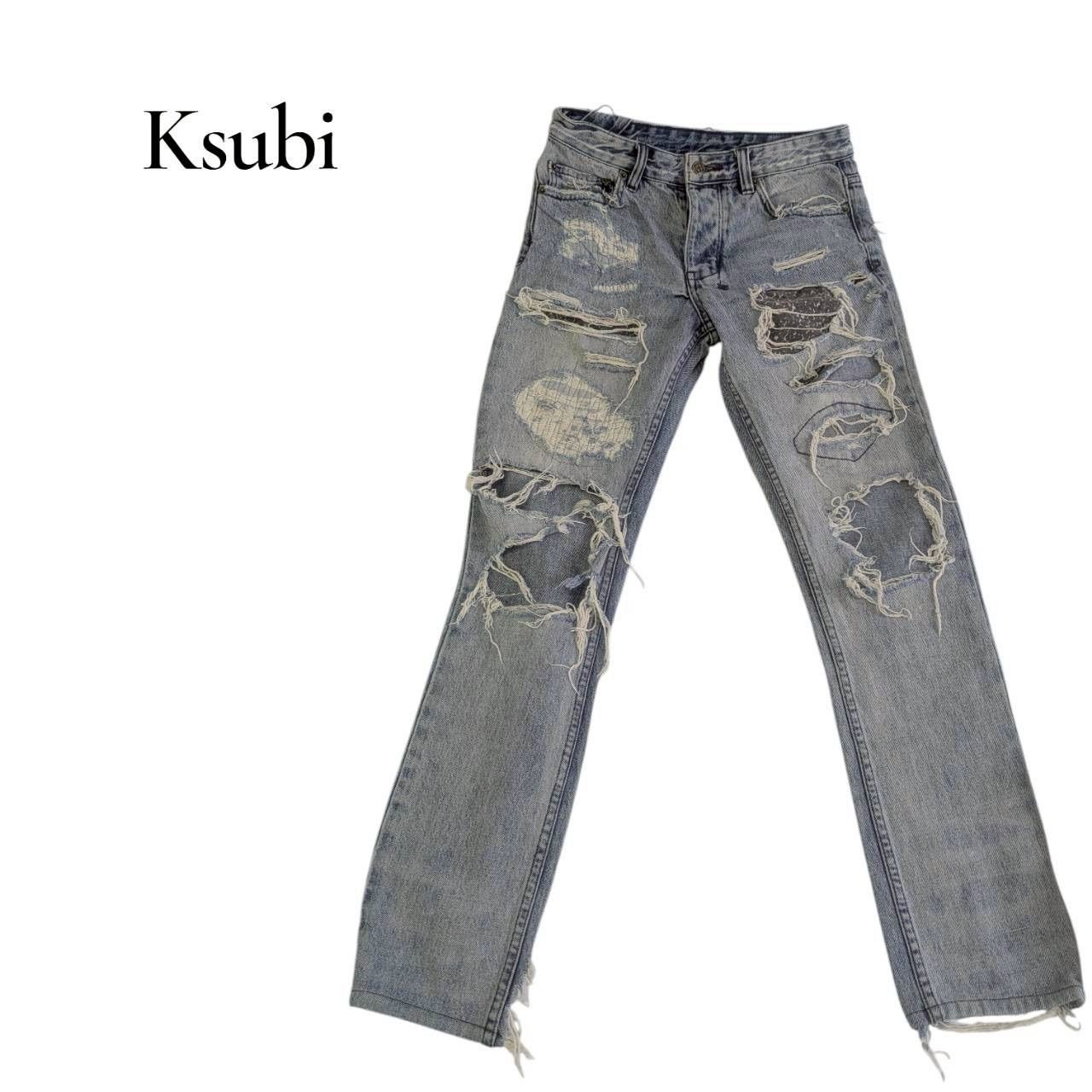 希少 Ksubi チッチ RATTLE TRASH クラッシュ加工デニム 30 ダメージ 