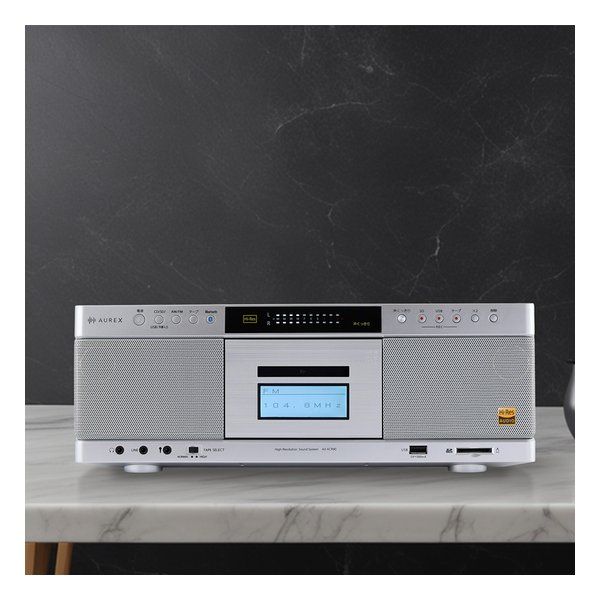 TOSHIBA 東芝 AUREX CDラジオカセットレコーダー ハイレゾ対応/SD/USB