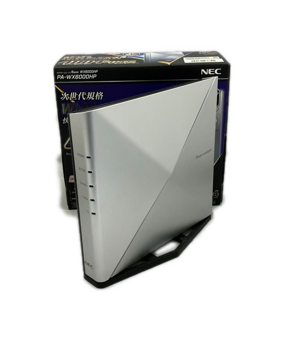極美品】 NEC Wi-Fi6 高速無線LANルーター PA-WX6000HP NEC Aterm