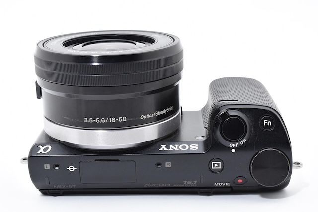 並品＞ SONY ソニー デジタル一眼カメラ「NEX-5T」パワーズームレンズ