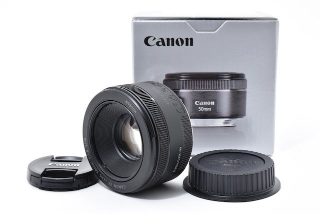 良品＞ Canon 2024 単焦点レンズ EF50mm F1.8 STM フルサイズ対応