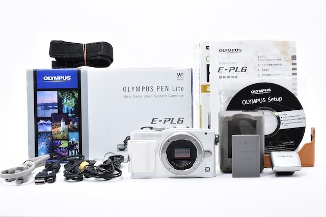 難有品・ジャンク品＞ OLYMPUS ミラーレス一眼 PEN Lite E-PL6 ボディ