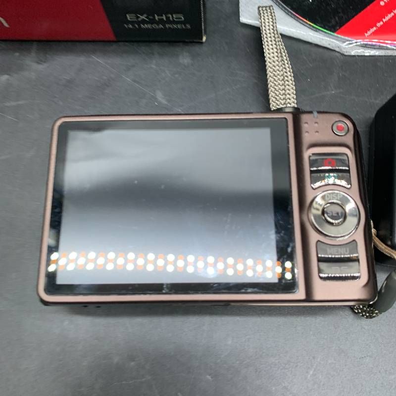 カシオ CASIO EXILIM EX-H15 ブラウン 動作OK デジカメ コンパクト