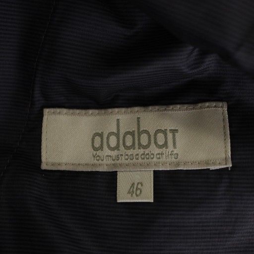 adabat アダバット◆ジップアップ ダウン ジャケット パープル Lサイズ 公式】adabat（アダバット）の通販 | ジャケット/アウター通販