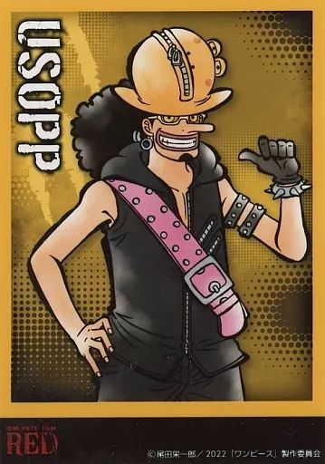 中古】キャラカード ウソップ 「ワンピース FILM RED 出張店 ONE PIECE