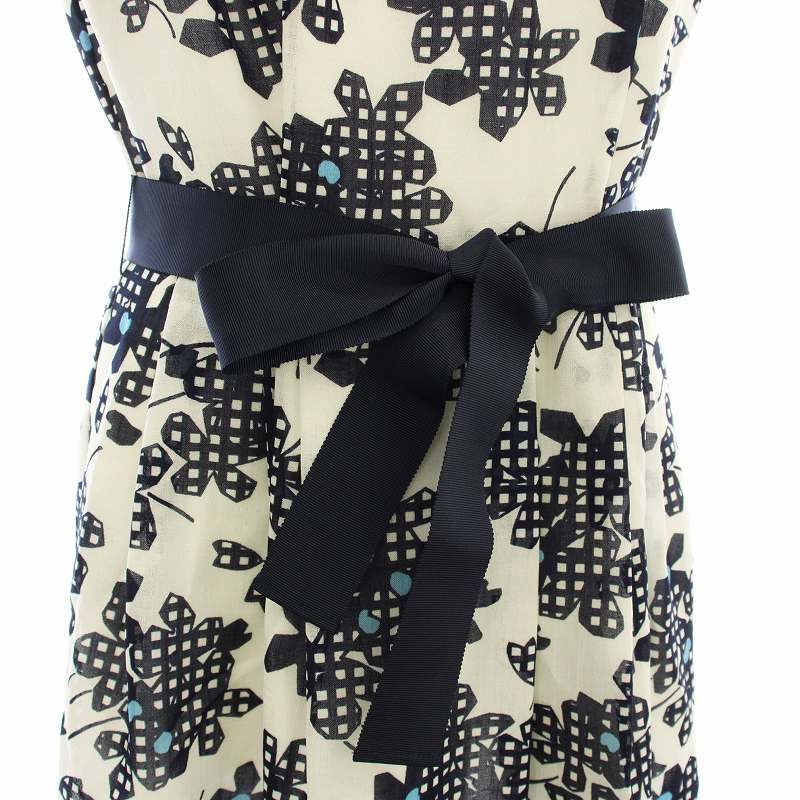 エムズグレイシー M'S GRACY 24SS フラワーモチーフ ウエストリボン